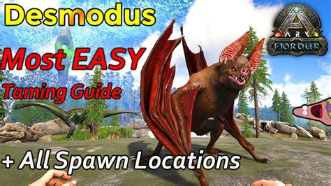 You can find five or six of them in the cave which has nothing else. . Desmodus ark spawn command
